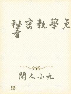 秘密教学免费观看封面