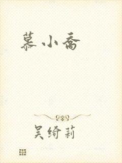慕小乔封面