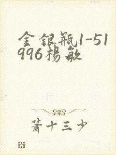 金银瓶1-51996杨敏