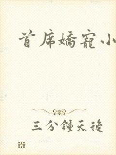 首席娇宠小情人