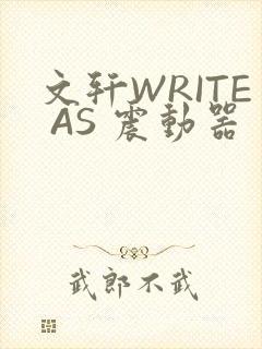 文轩WRITE AS 震动器