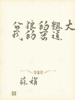 公狼的粗大挺进我的密道