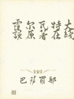 霍尔瓦特大街小说原著在线阅读