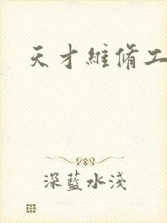 天才维修工封面