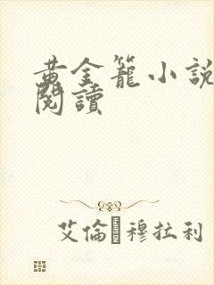 黄金笼小说免费阅读