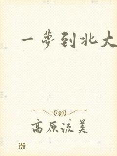 一梦到北大