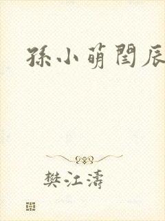 孙小萌闫辰封面