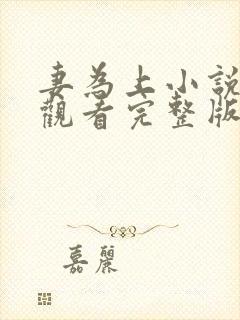 妻为上小说免费观看完整版笔趣阁