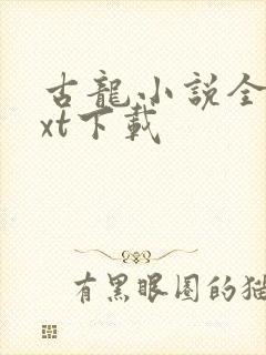 古龙小说全集txt下载