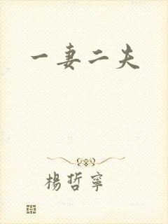 一妻二夫