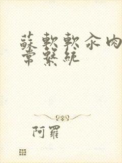 苏软软汆肉的日常系统