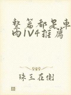 整篇都是车的多肉1V4推荐封面