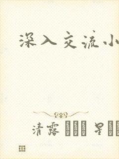 深入交流小说