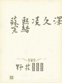 苏熙凌久泽全文完结