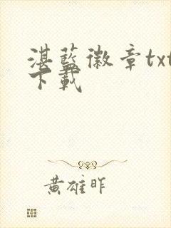 湛蓝徽章txt下载