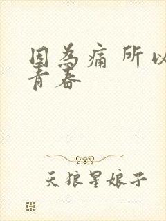 因为痛 所以叫青春封面