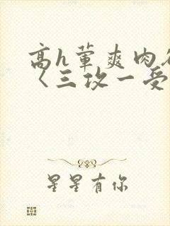 高h荤爽肉欲文〈三攻一受〉视频