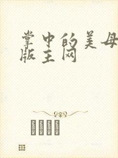 掌中的美母第一版主网