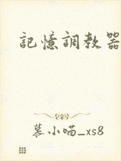 记忆调教器封面