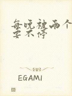 每晚被两个师傅要不停封面