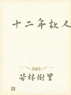 十二年故人戏