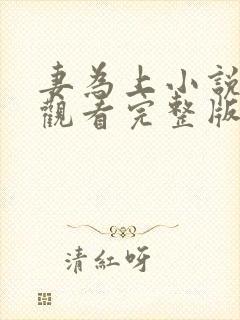 妻为上小说免费观看完整版笔趣阁