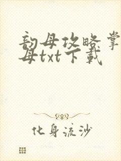 韵母攻略掌中美母txt下载