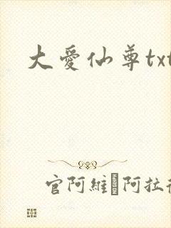 大爱仙尊txt