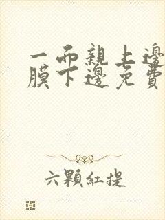 一面亲上边一面膜下边免费阅读封面