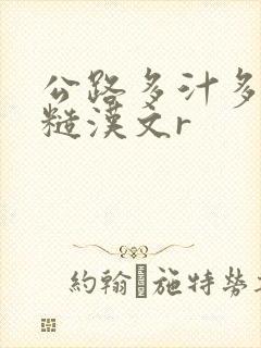 公路多汁多肉的糙汉文r封面