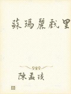 苏玛丽戏里戏外封面