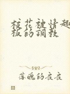 校花被情趣店老板的调教封面