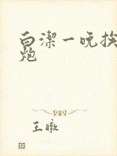 白洁一晚挨十二炮封面