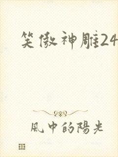 笑傲神雕24封面