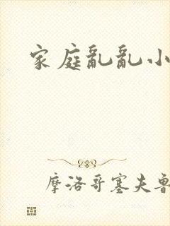 家庭乱乱小说