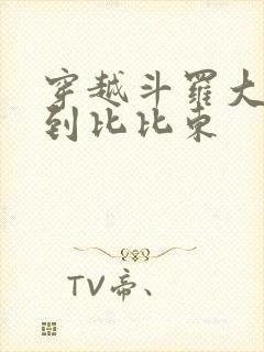 穿越斗罗大陆推到比比东