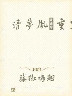 清梦胤礽重生封面