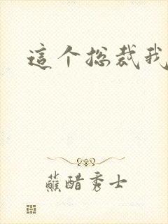 这个总裁我要了封面