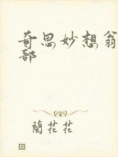 奇思妙想翁十三部