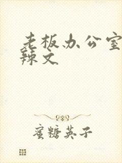 老板办公室系列辣文