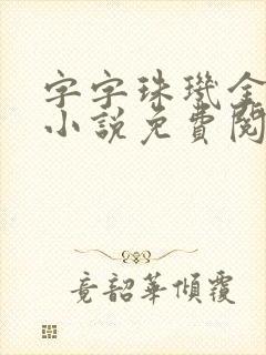 字字珠玑金银花小说免费阅读