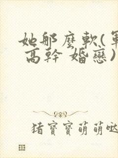 她那么软(军婚 高干 婚恋)完结