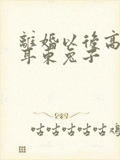 离婚以后高干 耳东兔子