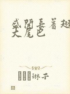 盛开长着翅膀的大尾巴