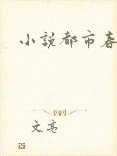小说都市春潮封面