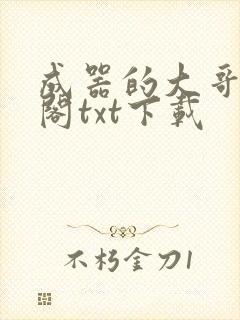 成器的大哥笔趣阁txt下载