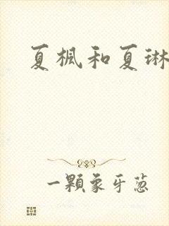 夏枫和夏琳