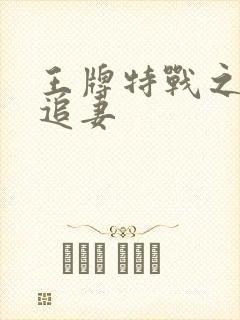 王牌特战之军少追妻封面