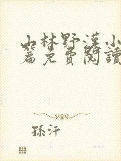 山林野汉小说全篇免费阅读