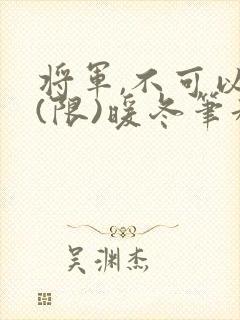将军,不可以!(限)暖冬笔趣阁免费阅读